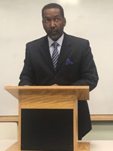 Derek Jordan at Podium