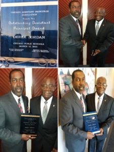 Derek Jordan receiving CPAA Award