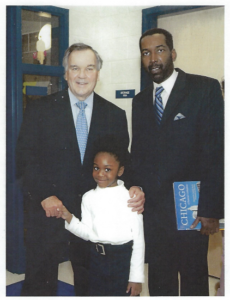 Derek Jordan with Mayor Daley